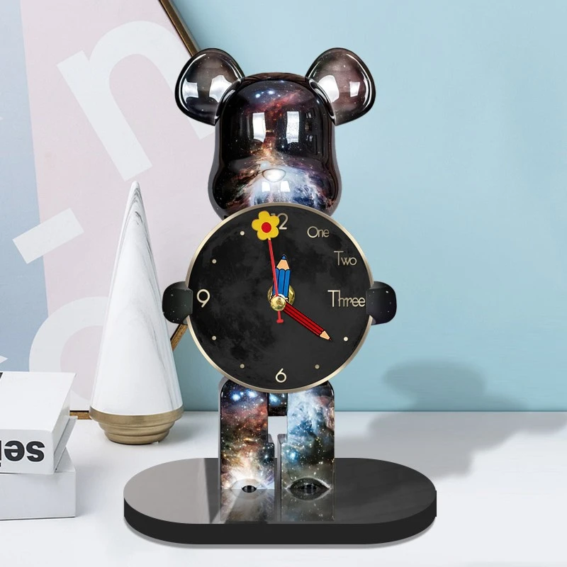 艺环宇【粉丝商城专属】 创意钟表静音走时写字桌办公桌摆台