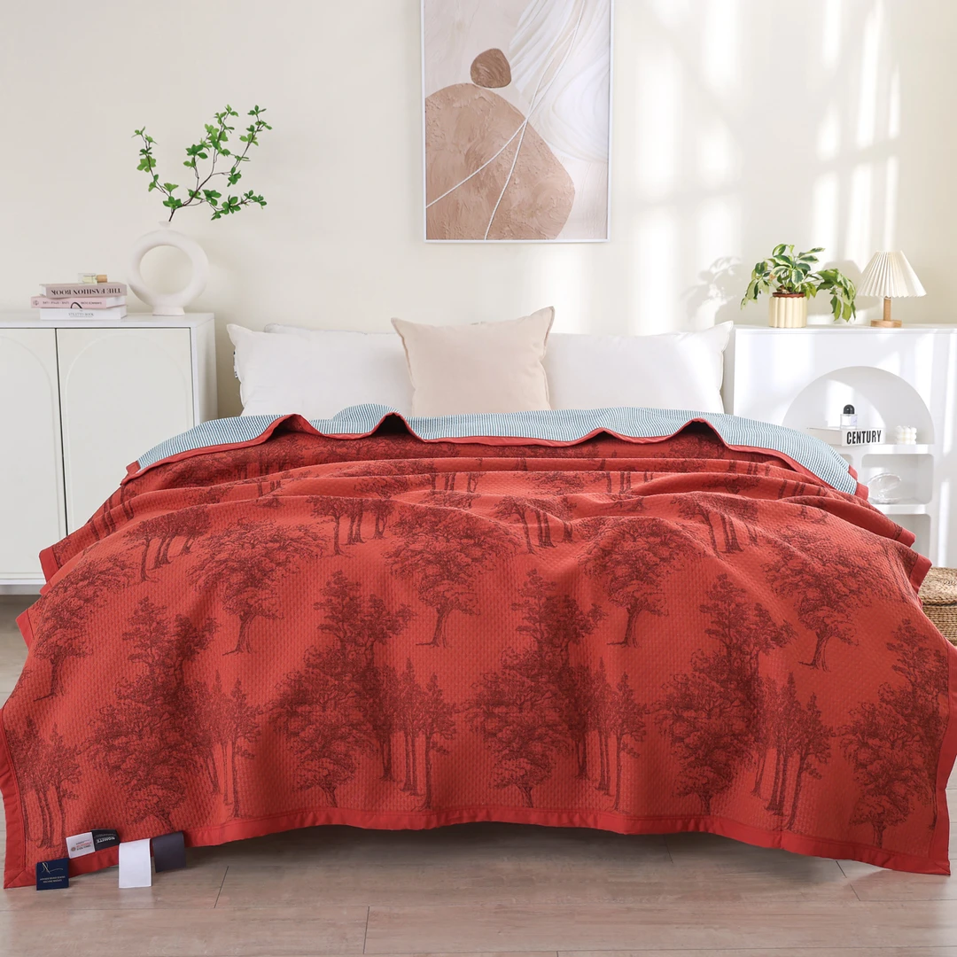 【静夜思】2.0*2.3M舒适柔软亲肤透气隔脏可铺可盖可机洗四季用床盖