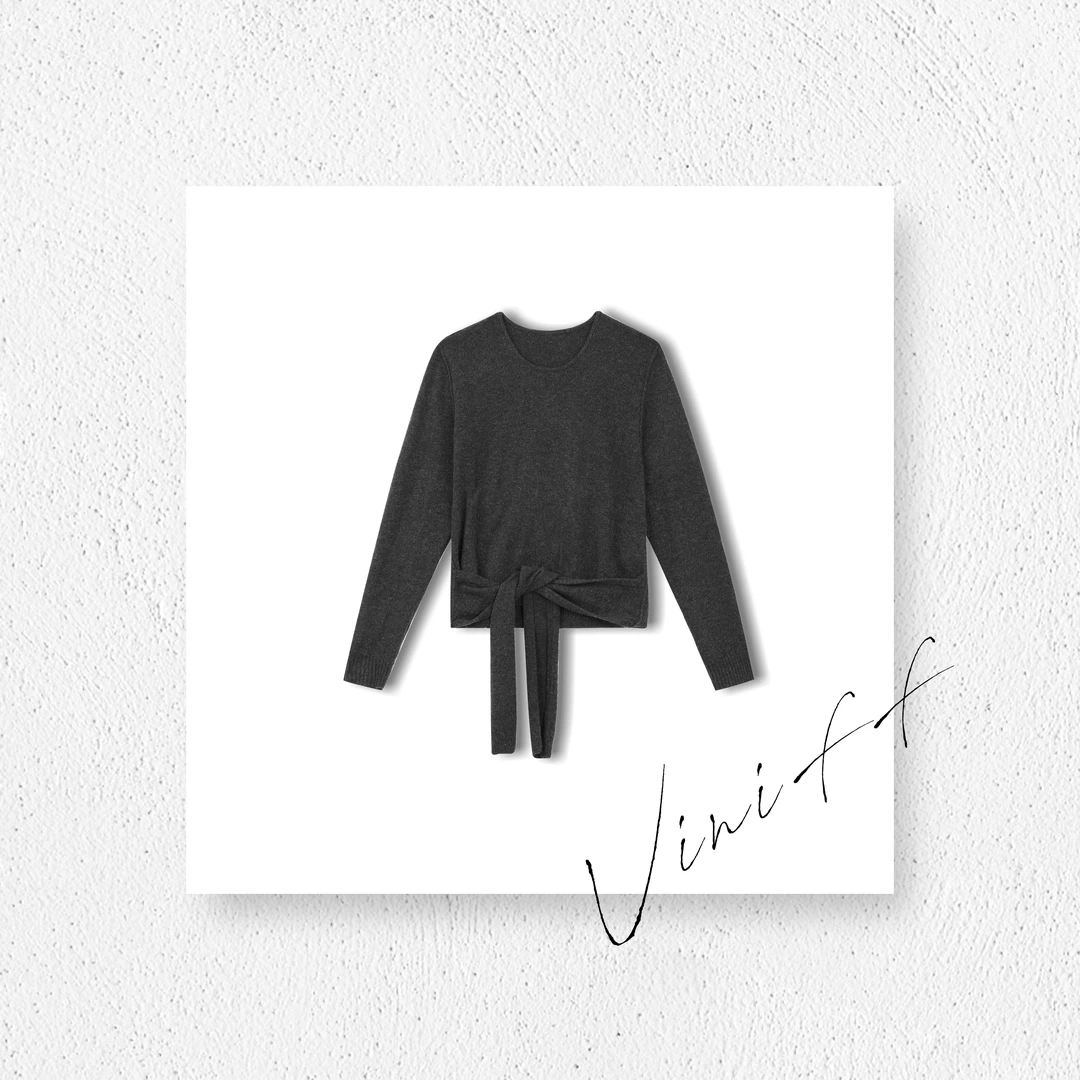 ViniFF薇妮｜【反季】364满分羊毛腰部系带针织衫CA4QM003