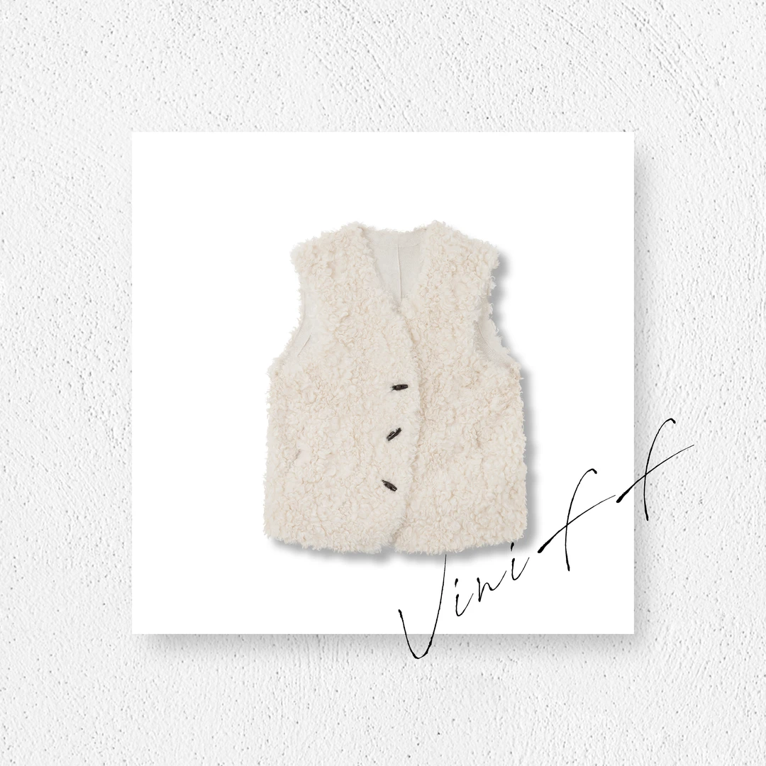 ViniFF薇妮｜绒感时尚休闲马甲CA4DJ024