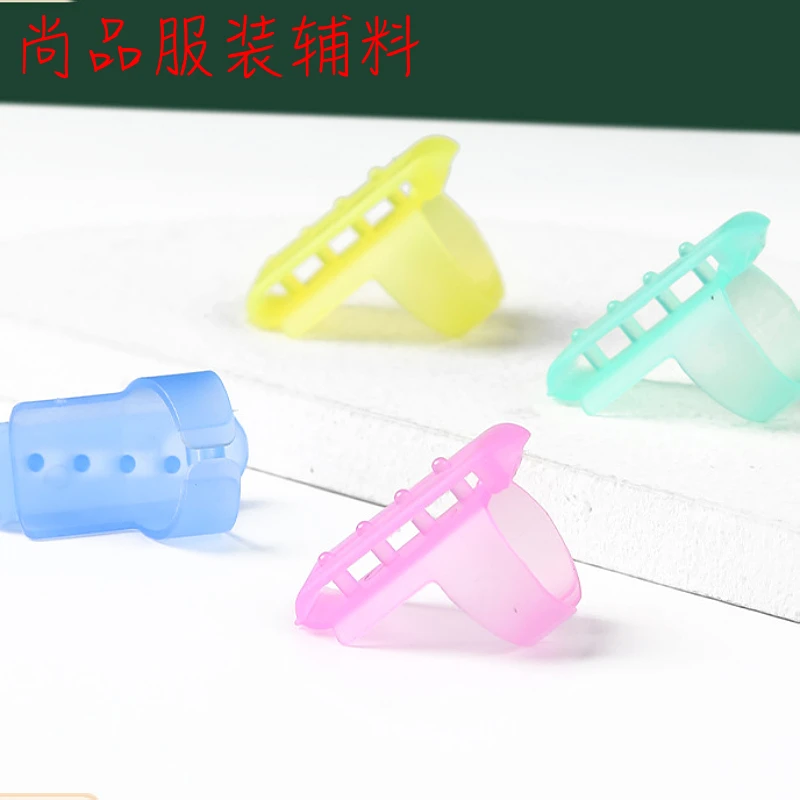 糖果色塑料导线器毛线分线器毛衣diy编织工具混合手指带线引线器