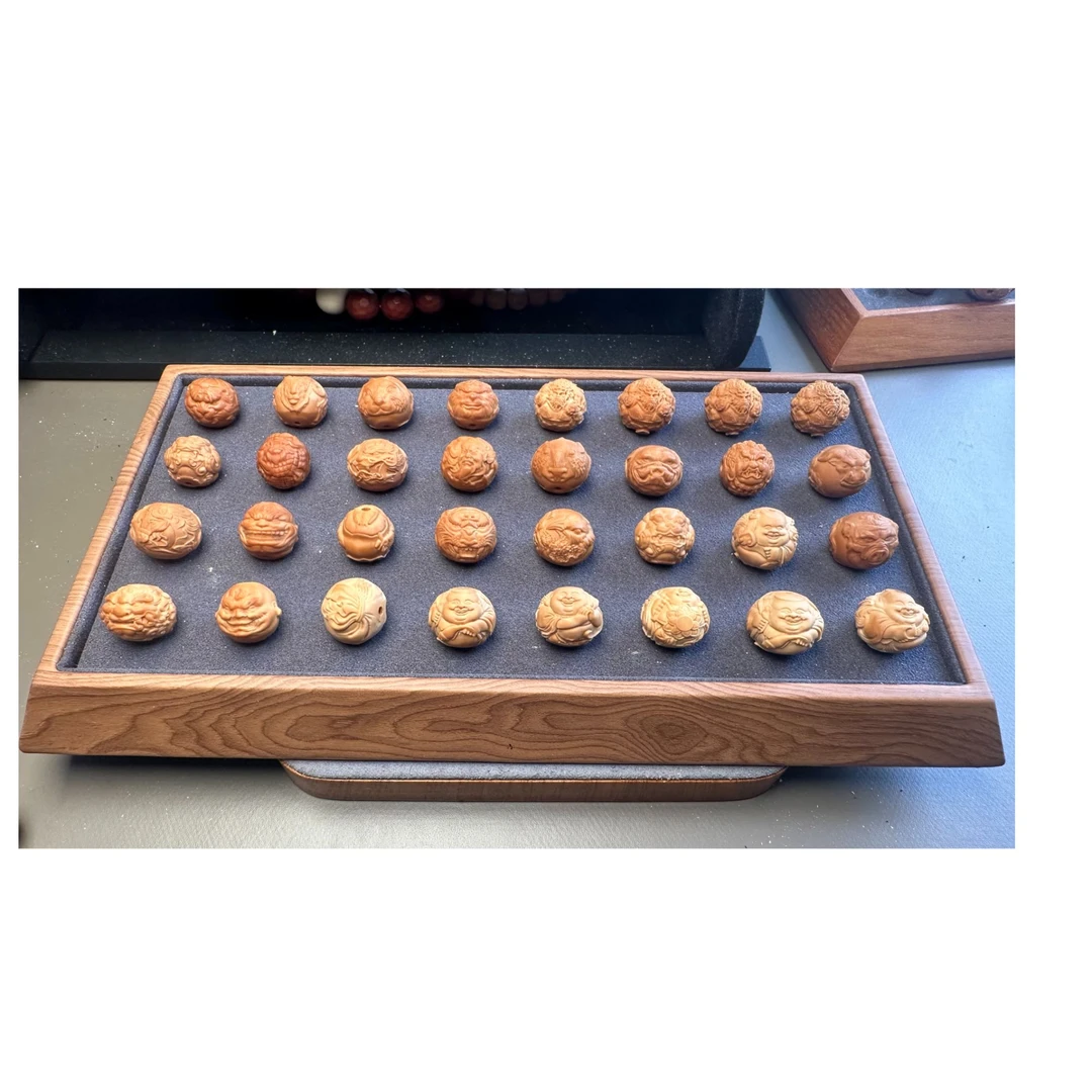 猴头核桃雕刻单颗