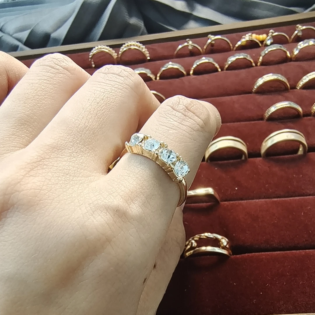 合金琉璃戒指 蝴蝶开口戒指女爆款小众设计轻奢高级感时尚指环戒