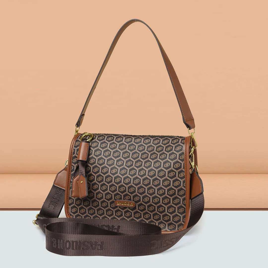 软皮大容量高级感单肩包2024新款潮时尚百搭通勤休闲女士斜挎包