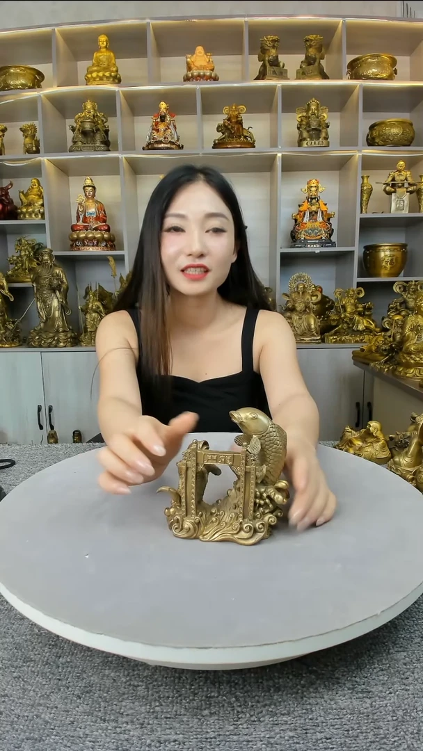 【闪购商品】琉璃手工艺品鱼跃龙门
