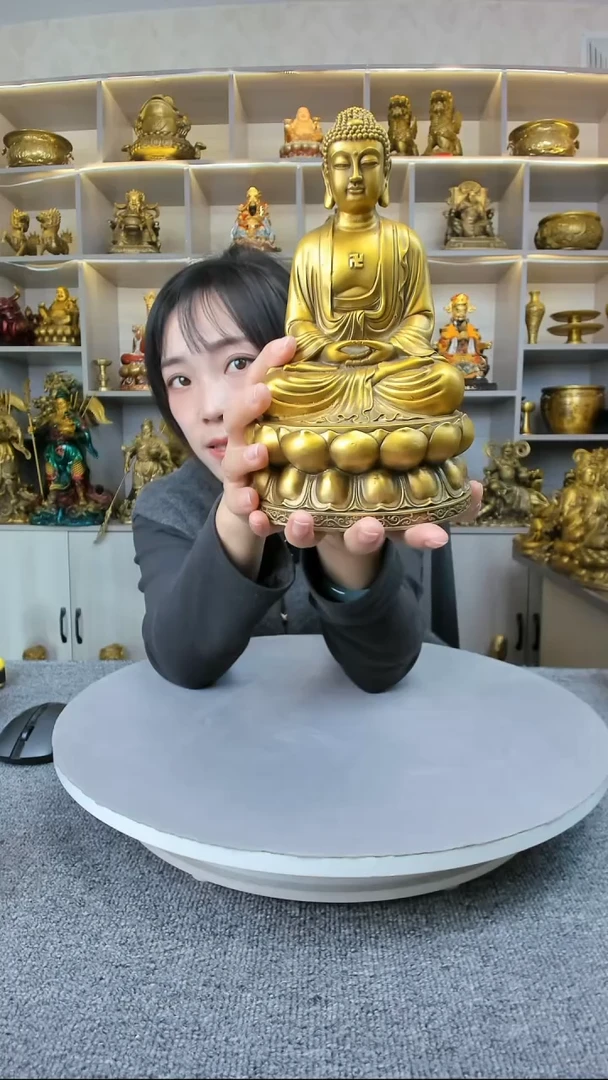 【闪购商品】琉璃手工艺品释迦摩尼20