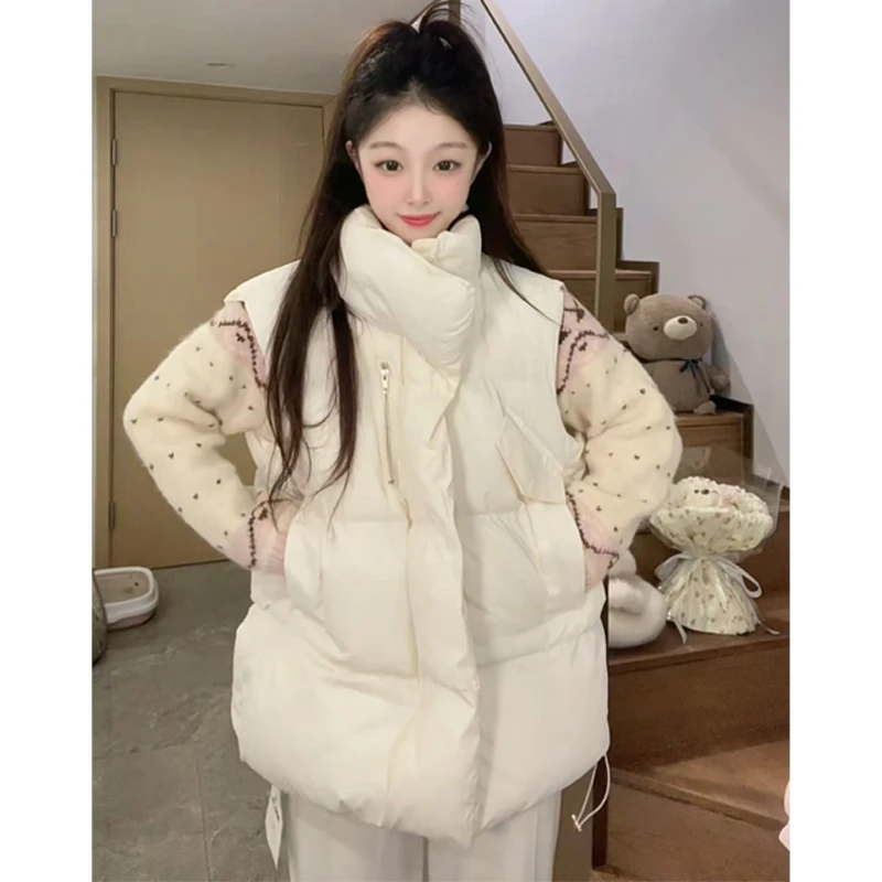 【小水专属】2025秋冬新款网红版型百搭时尚保暖外套无袖马甲棉衣