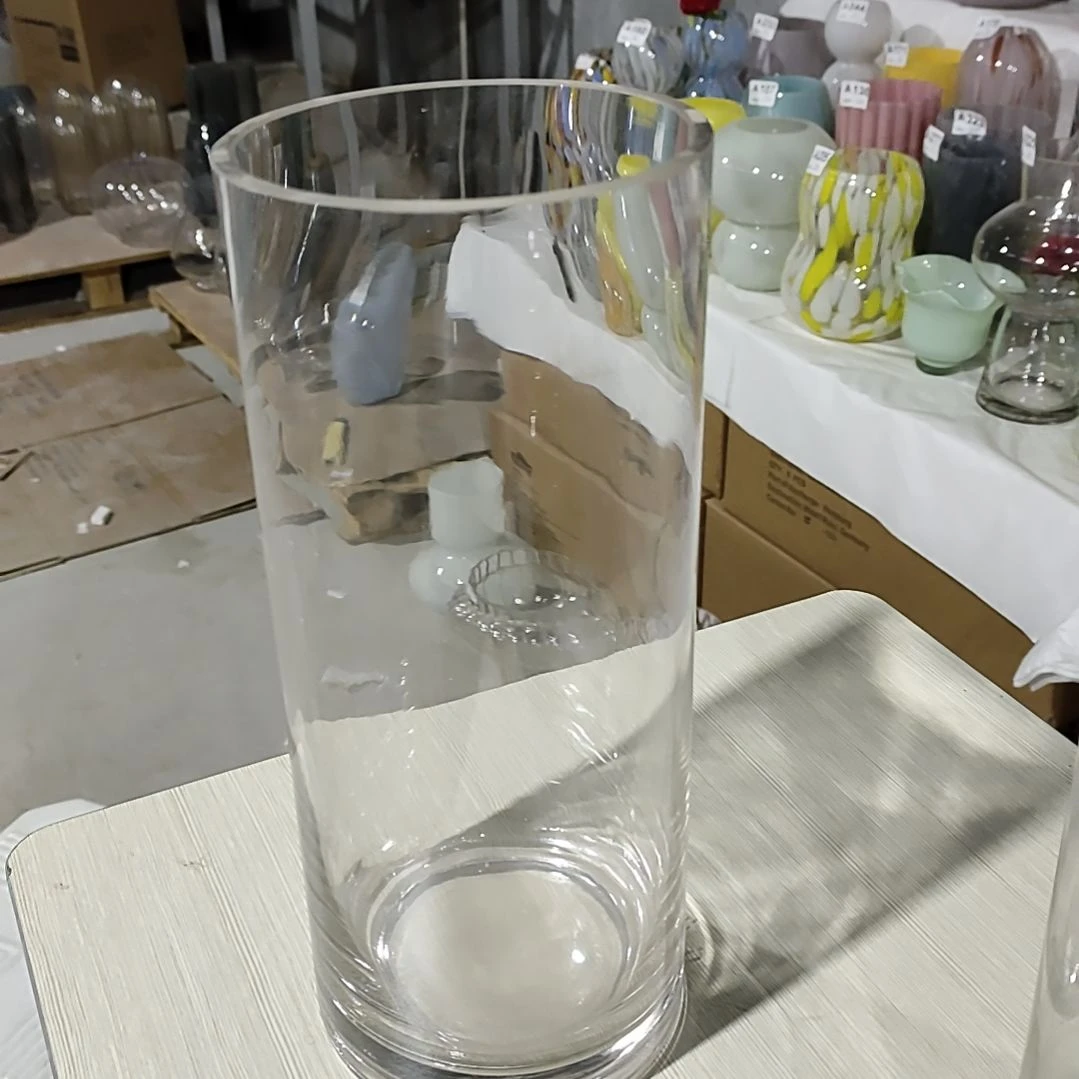 玻璃花瓶源头工厂福利专场微瑕12*28