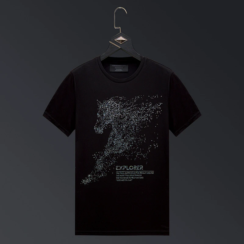 【潮牌短袖】2025新款正品飞马男士T恤大码夏季高端轻奢爆款网红款