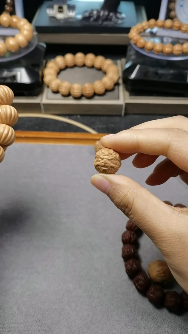 【闪购商品】猴头核桃手串16mm+悟空单颗