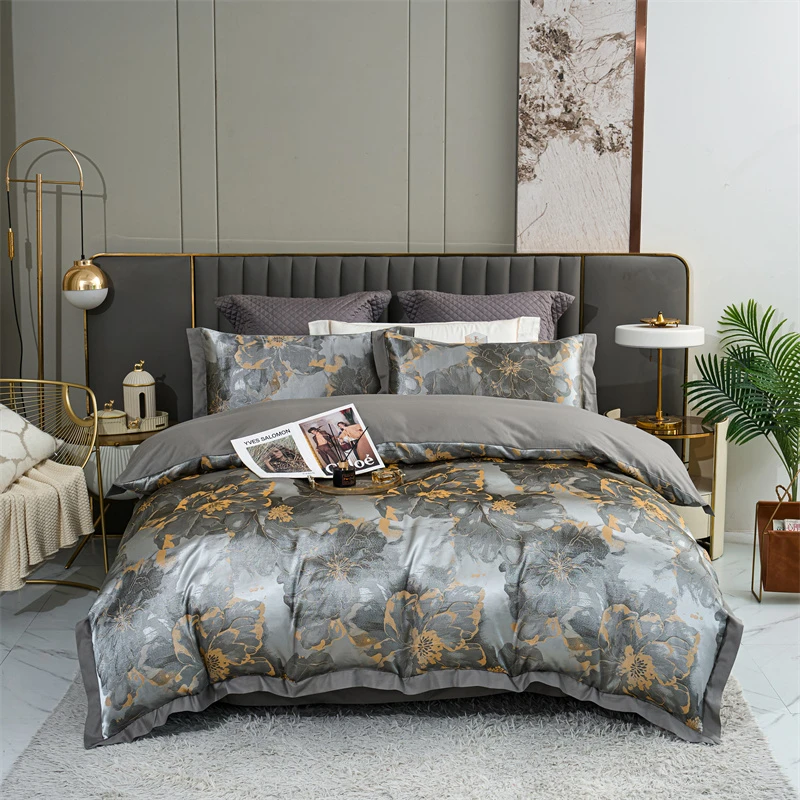 A＆J【表哥】轻奢欧式全棉重磅高精密私人定制四件套-花颜