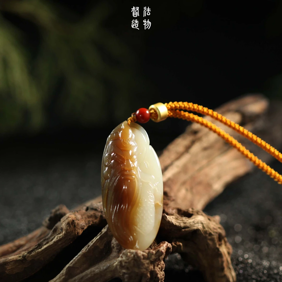 非金属吊坠 【司造款】二爷 双色 项坠 吊坠