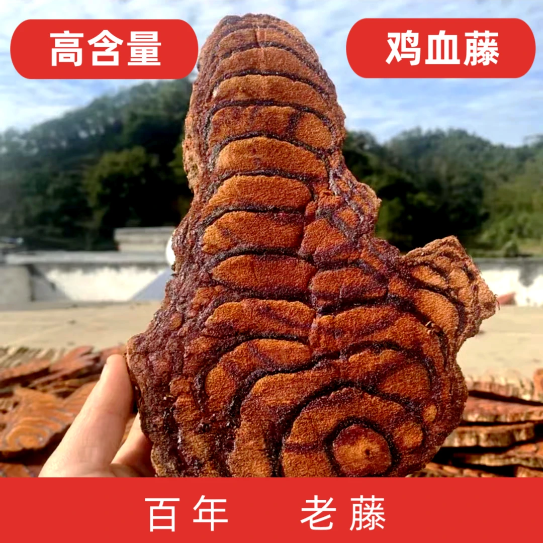 【百年老藤】广西原产地深山野生加工新鲜鸡血藤500/1000/1500g晒干