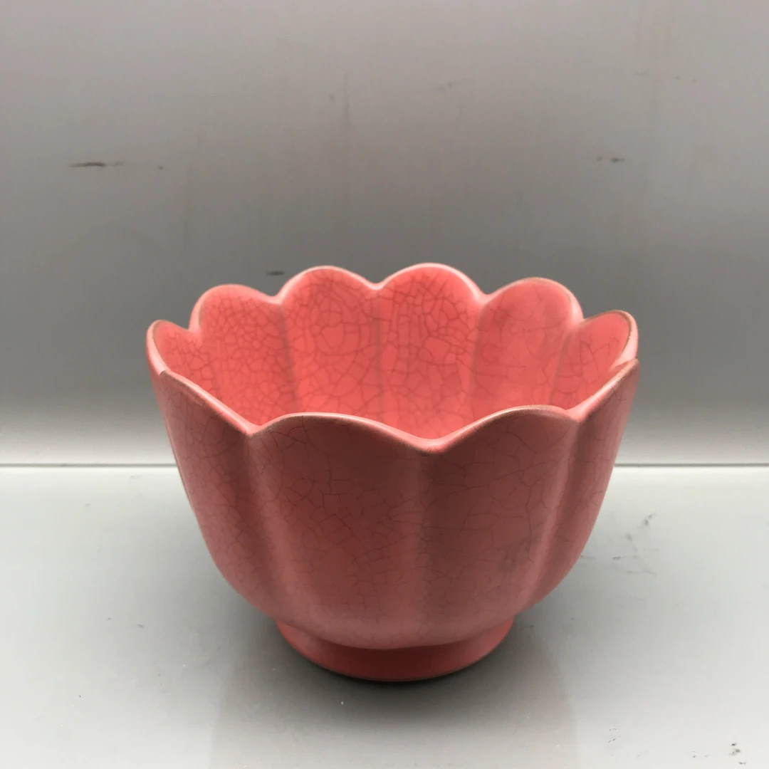 无品牌汝窑红釉莲花窑瓷器手工陶瓷