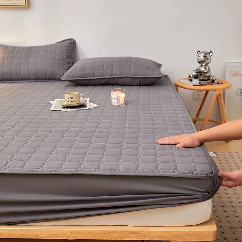 抗菌款夹棉床套罩加厚床罩防滑固定床垫套罩席梦思床笠防尘全包罩
