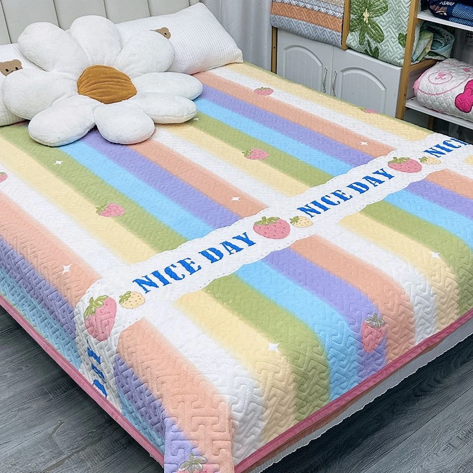 【牛奶绒床盖】2.5X2.3米牛奶绒三件套高端秋冬珊瑚绒盖毯不跑床盖