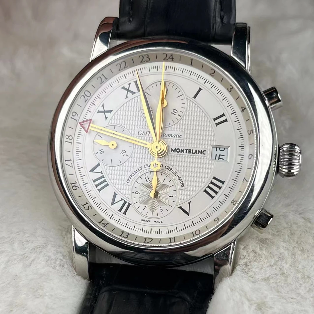 95新 Montblanc/万宝龙 明星系列腕表/GMT/计时/42mm/公价36600