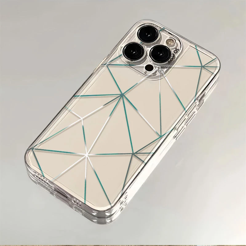 简约线条适用苹果华为oppo小米vivo全包iPhone12/13/14/15手机壳