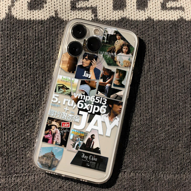 周董合辑苹果小米oppo华为iPhone15手机壳14promax透明13/12/11软