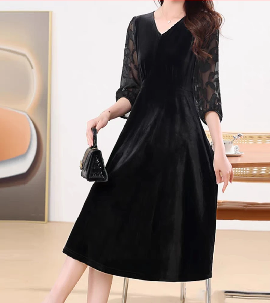 梦燕女装时尚连衣裙   AB02B4028D