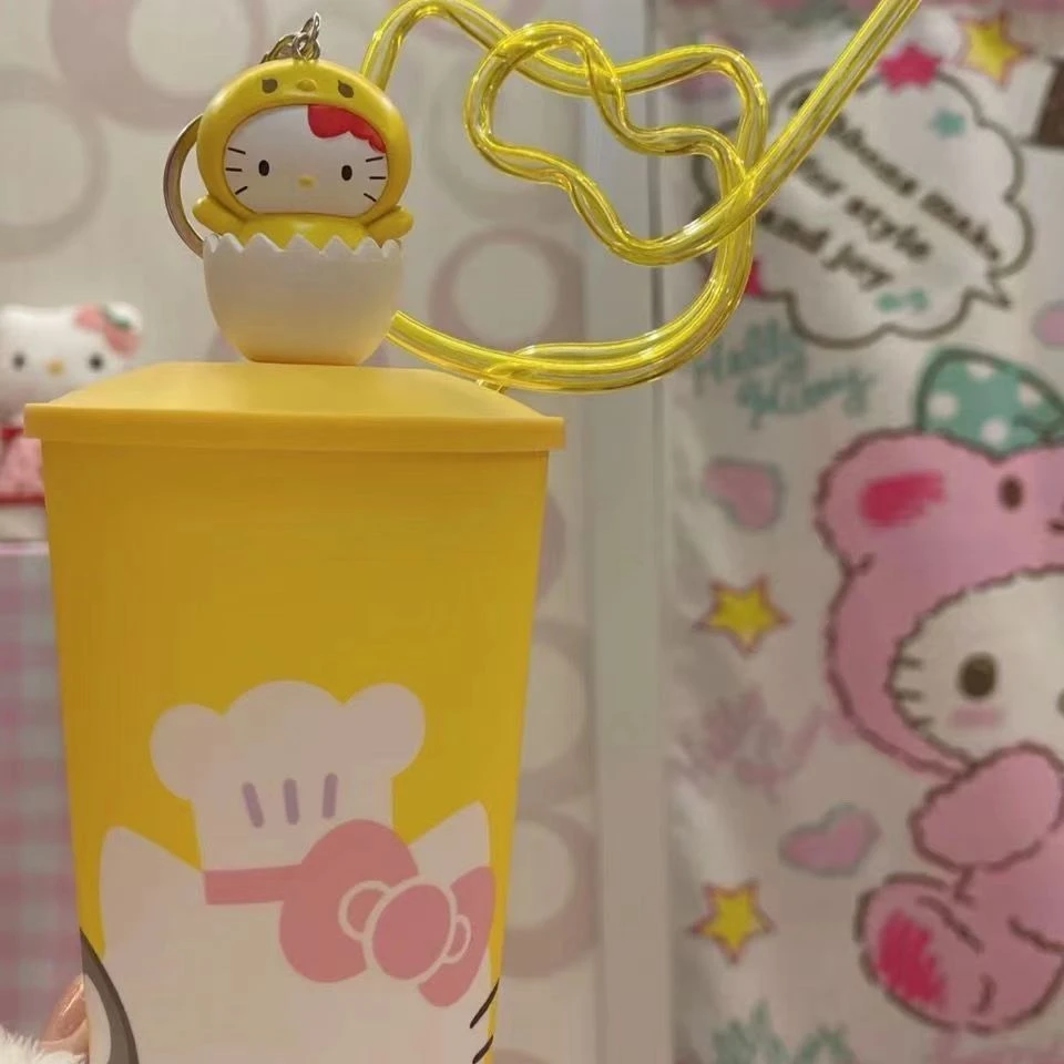 哈喽kitty彩色仙女软管ins风可爱女生高颜值可重复使用小红书同款