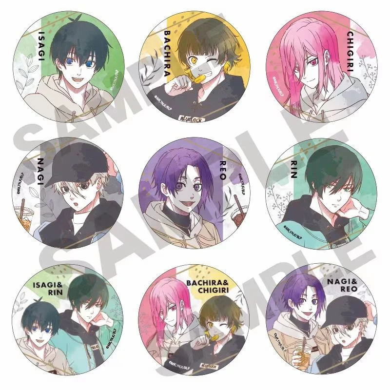 【蓝色监狱】蓝锁 帽衫水彩吧唧 【盲盒默认代拆】