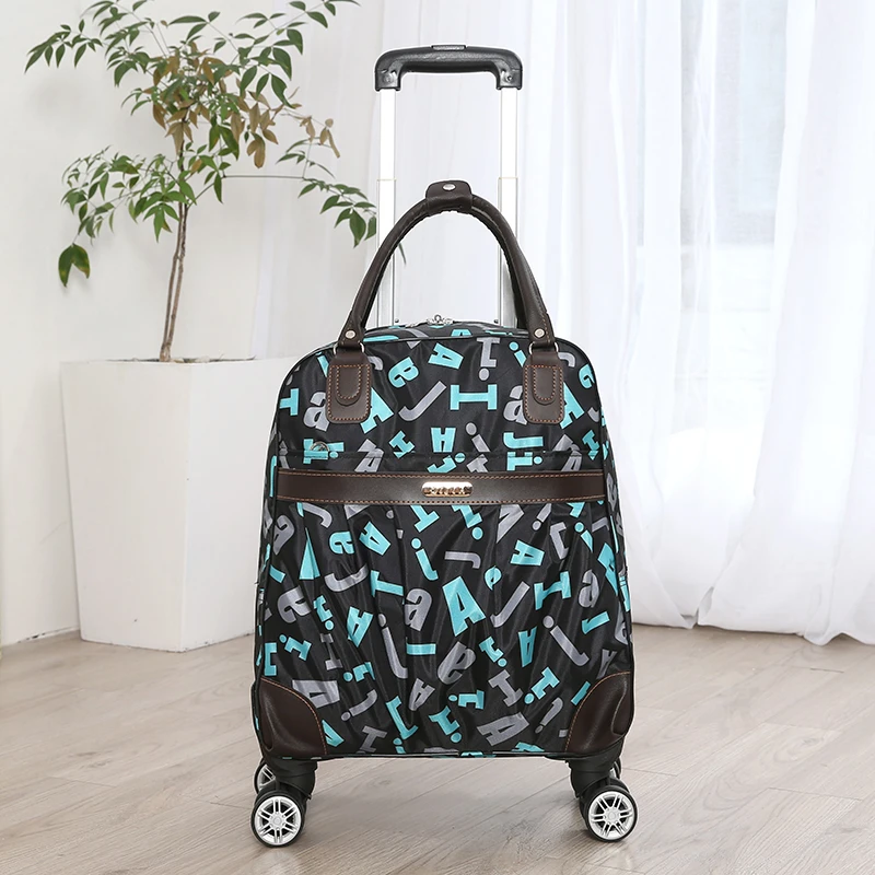 手提包万向轮拉杆袋防水户外可登机大容量出差旅游轻便简约旅行包