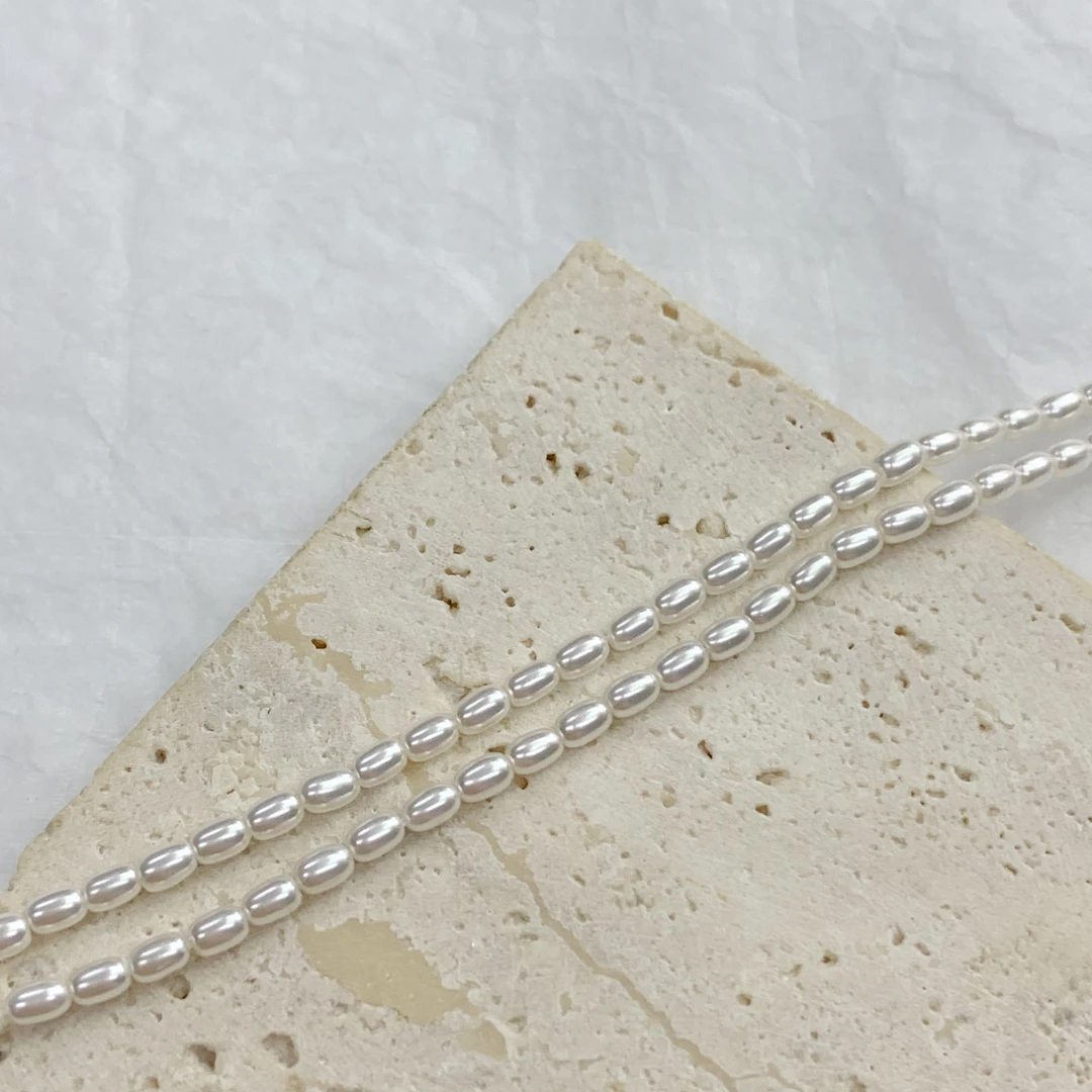 左夕【1条650色米粒珍珍】高保色DIY珍珍配件