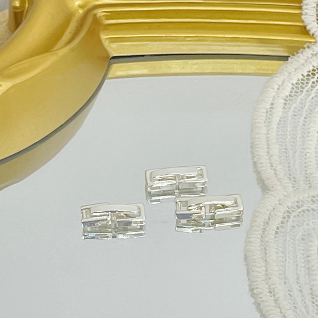 左夕M5205【3个银底迷你小号手表扣】铜镀银高保色扣子按扣DIY配饰