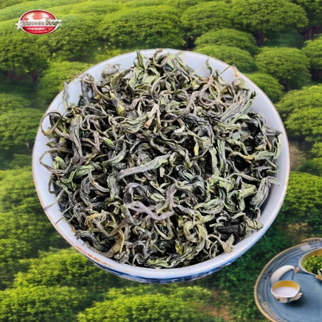 手工碧螺春绿茶  2024年大田春茶 松阳绿茶豆香 崂山大姨甄选