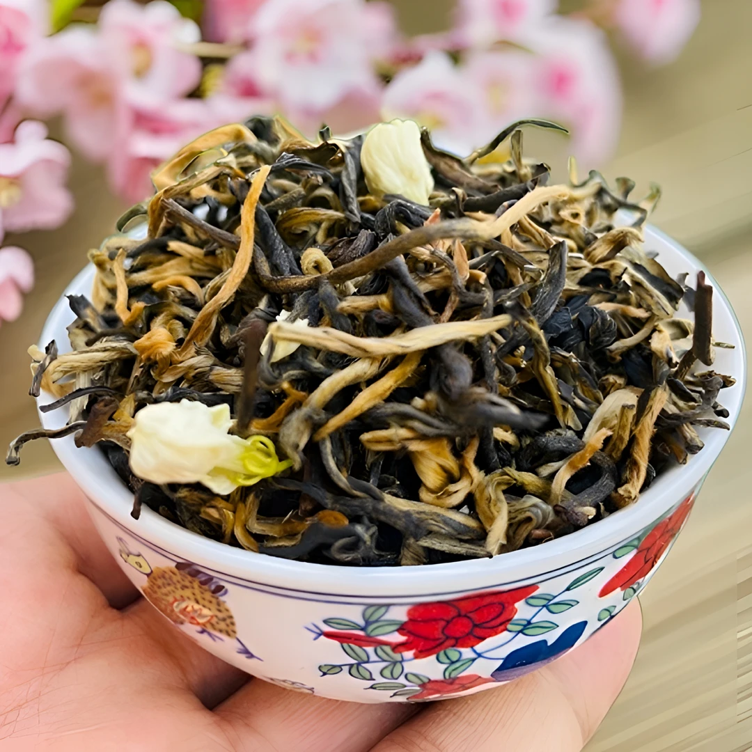 经典茉莉滇红 新茶 茉莉花红茶 浓香 花果香 有沙口
