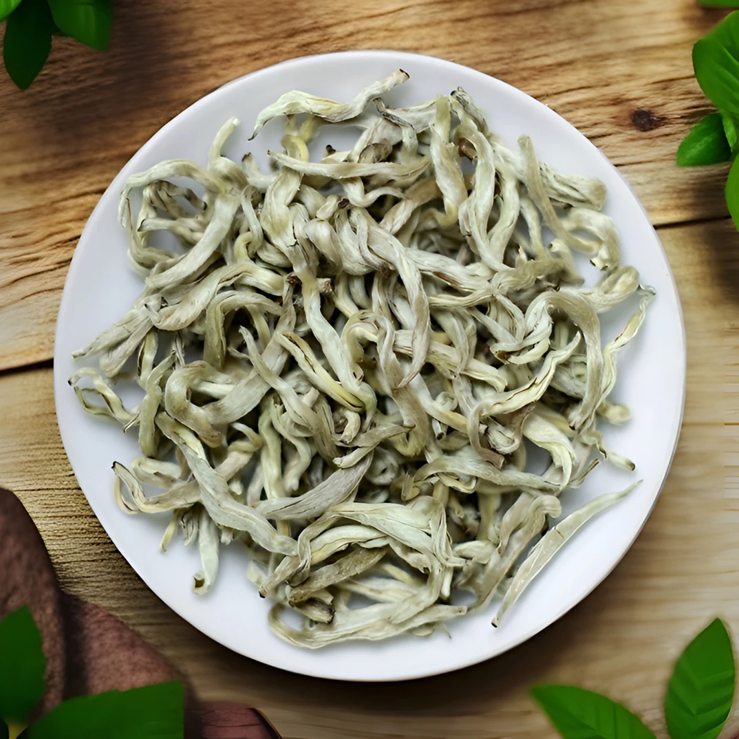 国色天香 白玉兔雪龙 茉莉花茶 花香浓香传统手工茶窨制