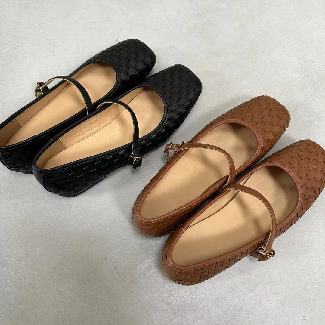 大禾选品.底跟玛丽珍编织女鞋单鞋（2231-19）