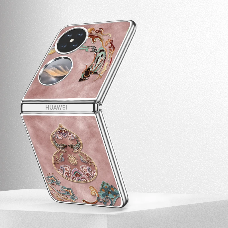 适用华为敦煌葫芦pocket2手机壳新款p50pocket折叠保护套复古国风