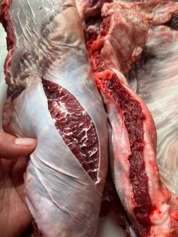 牛护心肉自家散养黄牛肉大约5斤左右
