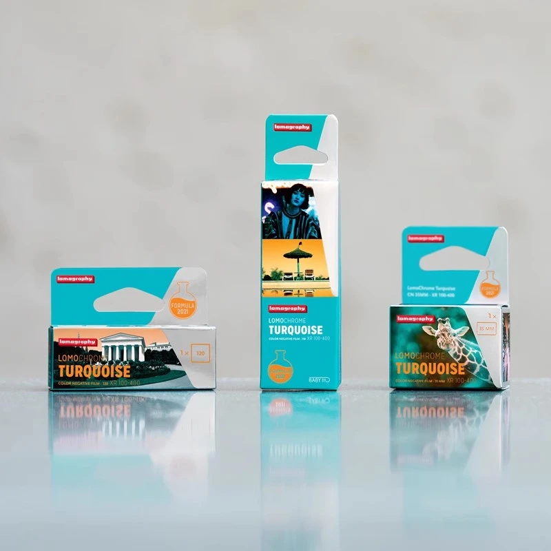 lomography乐魔Lomo绿松石135彩色胶卷120胶片110彩负Turquoise