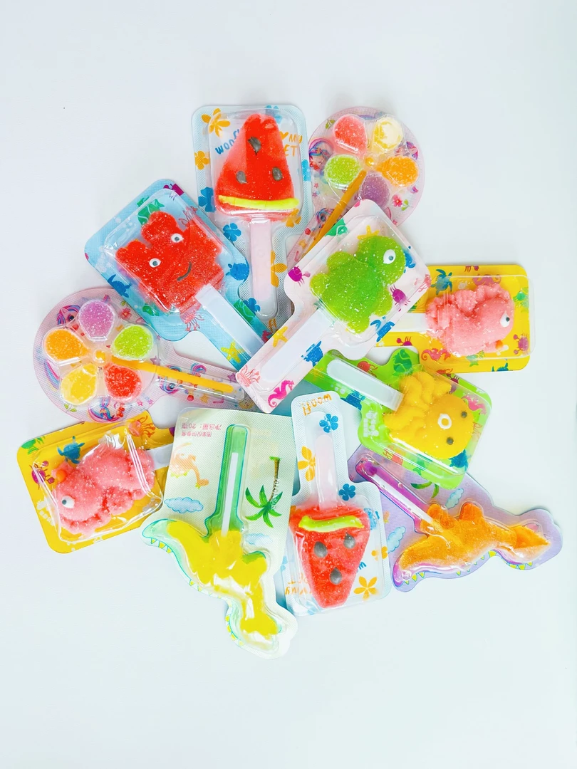 3D造型软糖棒棒糖独立包装（口味花型随机混合发货）清新香甜宝宝