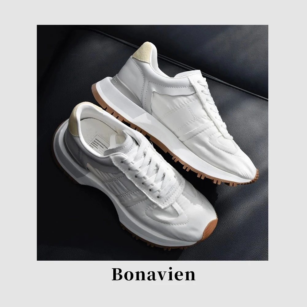 时尚透气增高百搭春夏女士厚底气质白色休闲女士鞋真皮超轻小白鞋