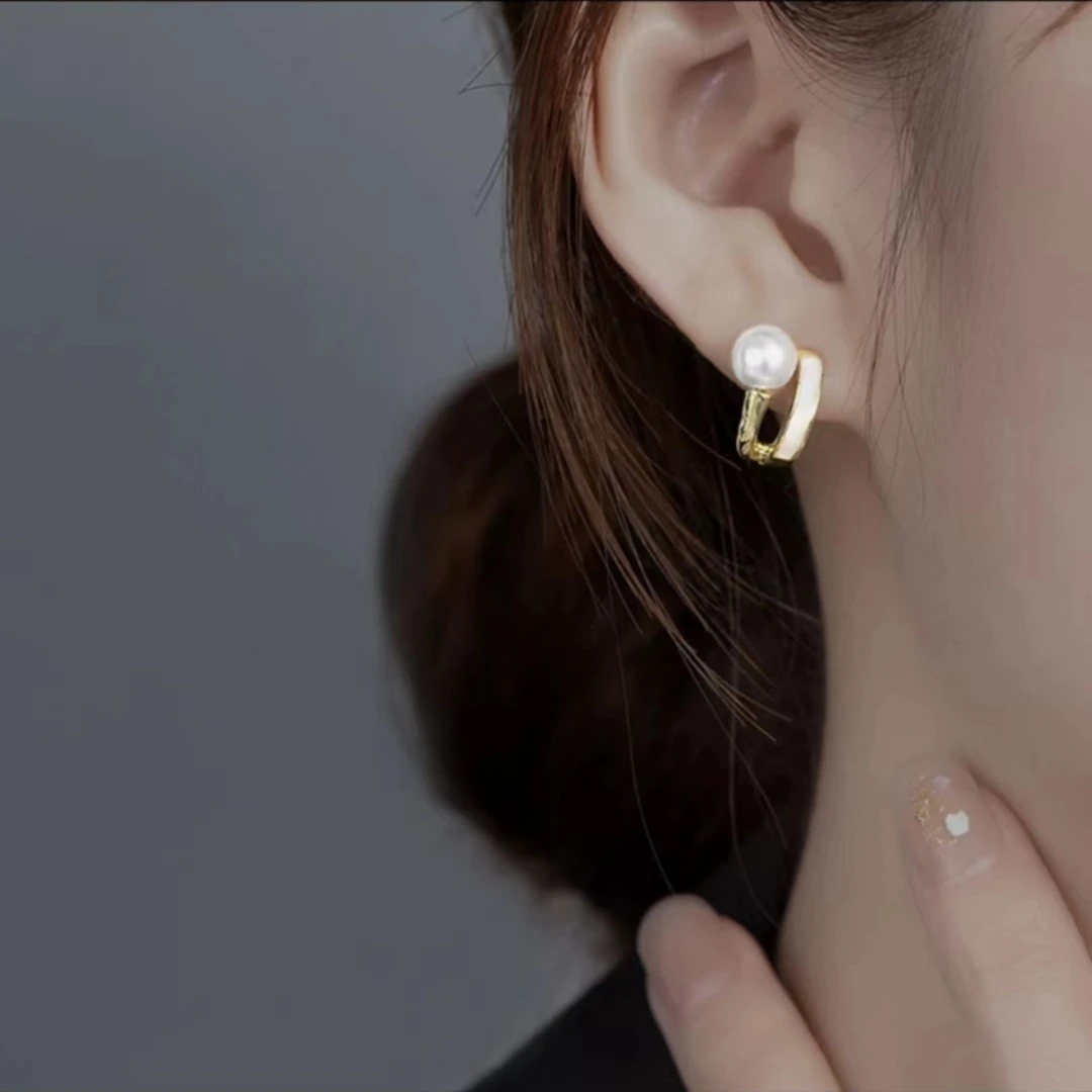 铜合金耳饰 【44号】『简约C型』高级感C形圈圈显瘦港风轻奢简约c-006