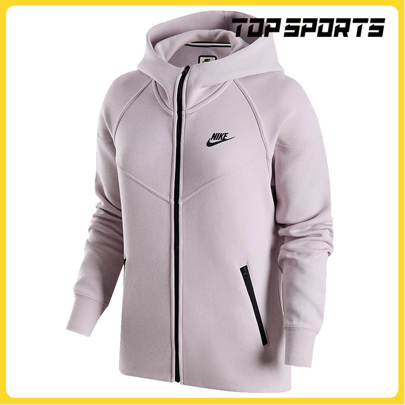 NIKE耐克女子AS W NSW TCH FLC WR FZ HDY针织外套FB8339-019