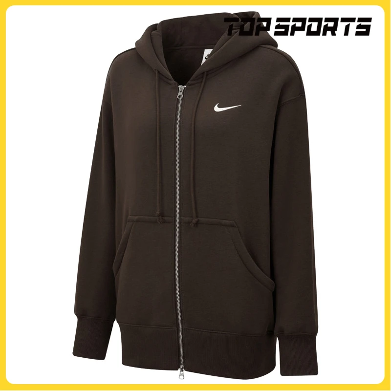 NIKE耐克女子AS W NSW PHNX FLC FZ OS HOODIE针织外套DQ5759-237