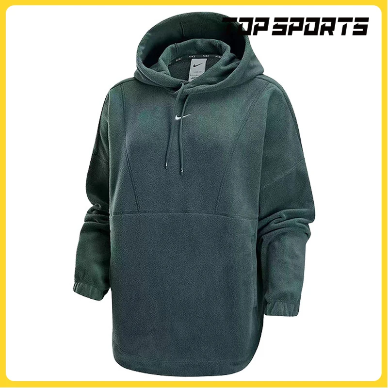 NIKE耐克女子ONE TF PO HOODIE POLAR人造毛绒套头衫FV8077-338