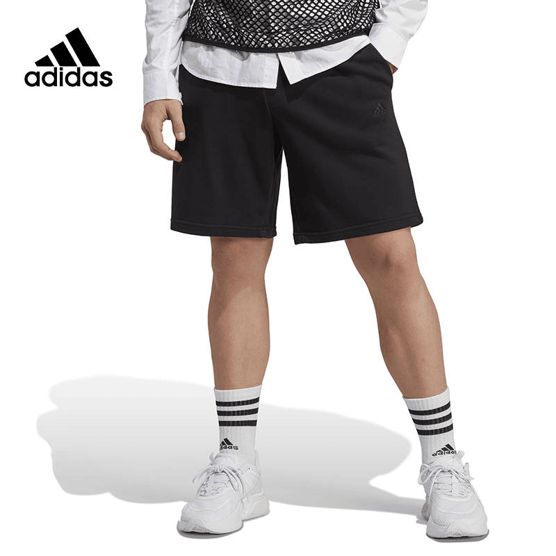 adidas阿迪达斯男款运动裤M ALL SZN SHO运动休闲针织短裤IC9756