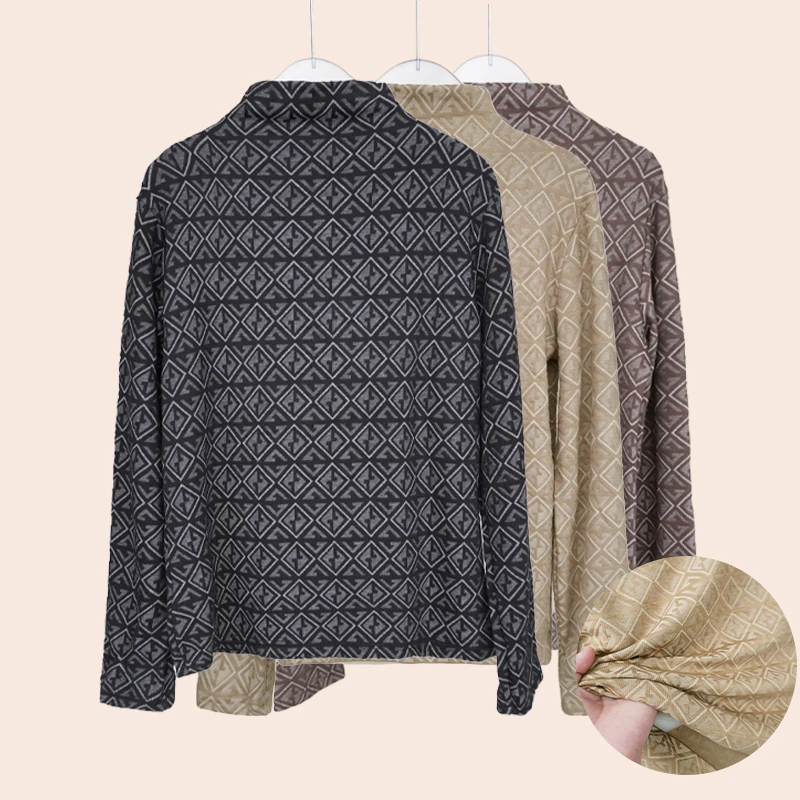 磨毛提花打底保暖秋冬软糯内搭长袖百搭加厚冬季半高领807