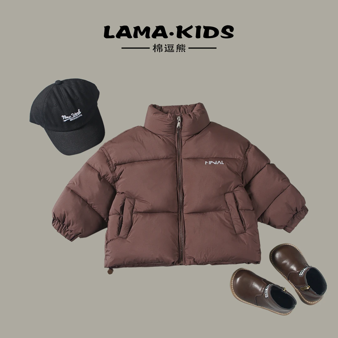 【棉逗熊品牌】男童韩版冬季休闲男童百搭酷帅外套-12183