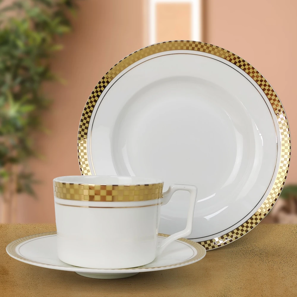 盘子菜盘家用高级感碗碟骨瓷创意轻奢盘草帽盘西餐摆盘