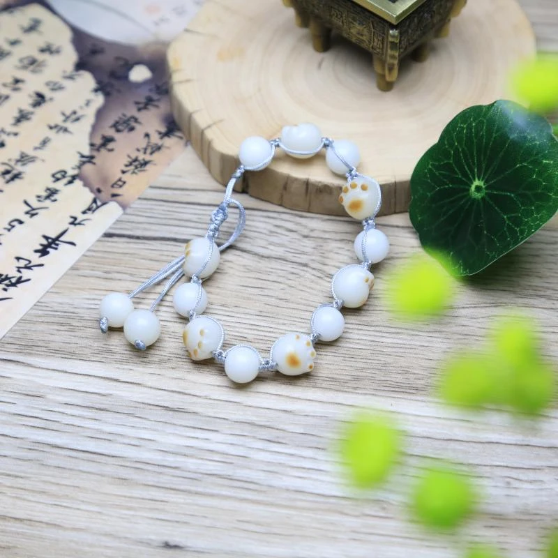 碳烤猫爪菩提子原创设计DIY手链文玩佛珠手串绕指柔手捻盘玩送礼