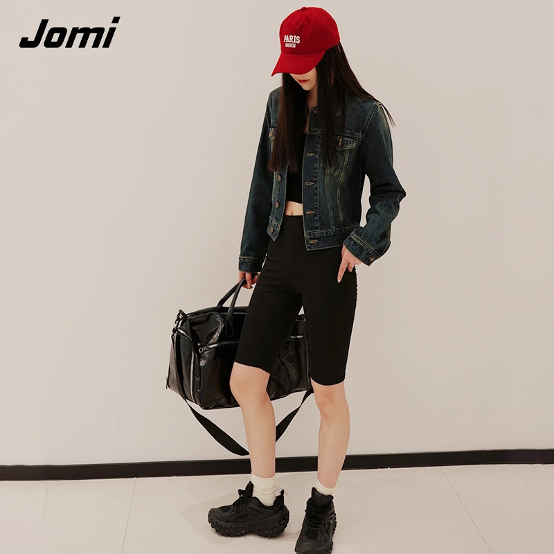 JOMI牛仔夹克女士水洗秋季外套KGD66001