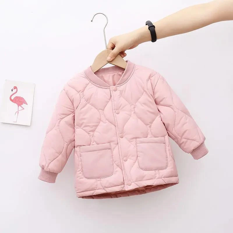 巴吧啦儿童轻薄羽绒服宝宝羽绒服男女中大小童色轻薄内胆校服防
