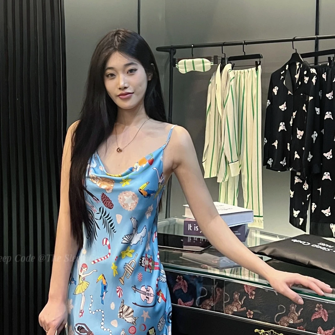 TSC【芭蕾奇幻记】2024款小众设计法式四季轻奢家居服睡衣五件套